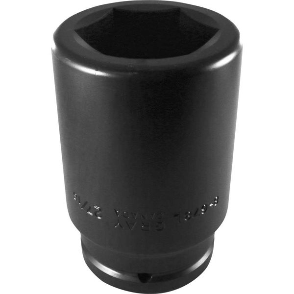 Gray Tools Standard 1 1/2-in Drive 6 Point Deep Length 2 7/16-in Impact Socket