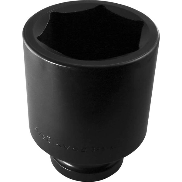 Gray Tools Standard 1-in Drive 6 Point Deep Length 2 9/16-in Impact Socket
