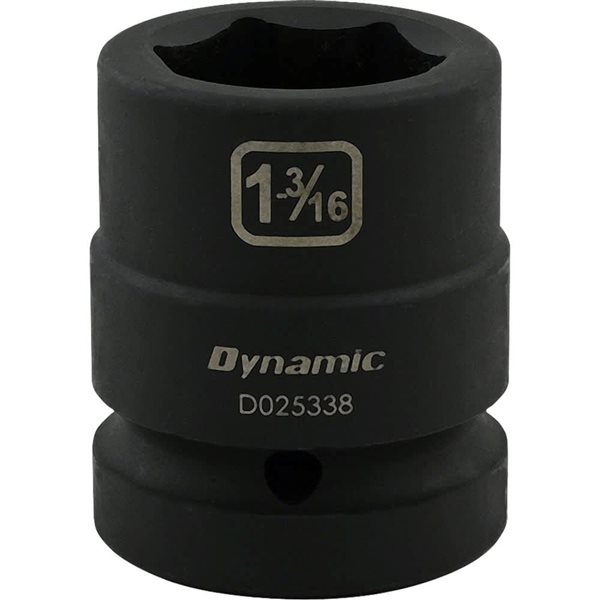 Dynamic Tools 1-3/16-in X 1-in Drive 6 Point Standard Length Impact Socket