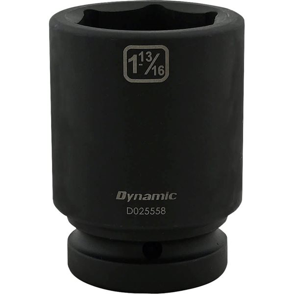 Dynamic Tools 1-13/16-in X 1-in Drive 6 Point Deep Length Impact Socket