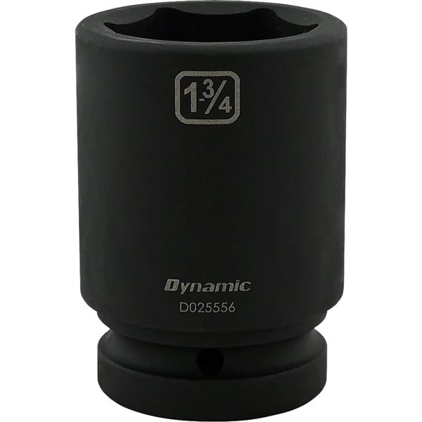 Dynamic Tools 1-3/4-in X 1-in Drive 6 Point Deep Length Impact Socket