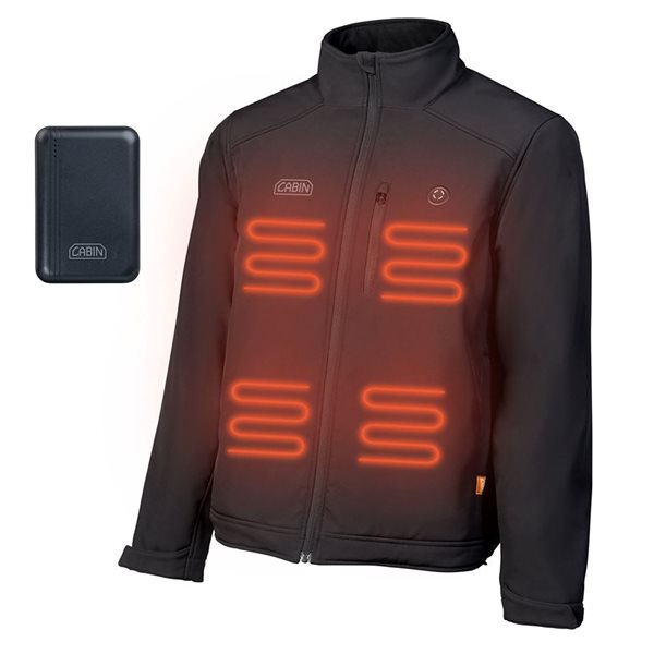 Cabin Heated Jacket w/ Rechargeable Lithium Battery - Medium