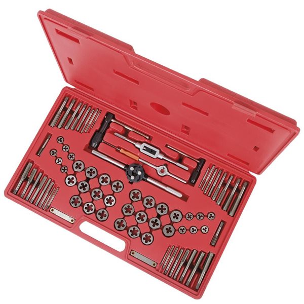 JET Assorted Standard 76-Piece Metric Alloy Tap and Die Premium Set