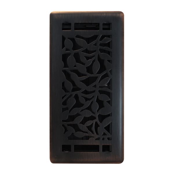 Floor Choice 4 x 10-in Desi Steel Floor Register - Copper