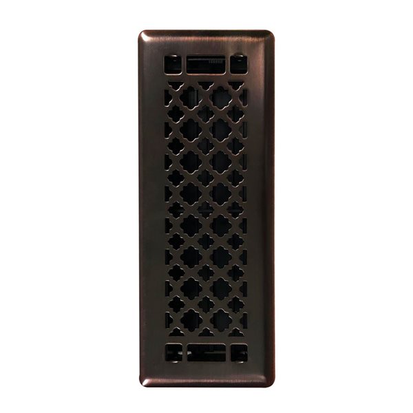 Floor Choice 3 x 10-in Sunday Morning Steel Floor Register - Copper