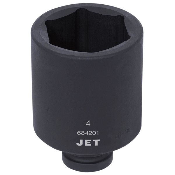 JET Standard 1-in Drive x 4-in 6-Point Deep Impact Socket