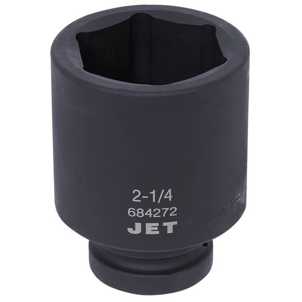 JET Standard 1-in Drive x 2 1/4-in 6-Point Deep Impact Socket
