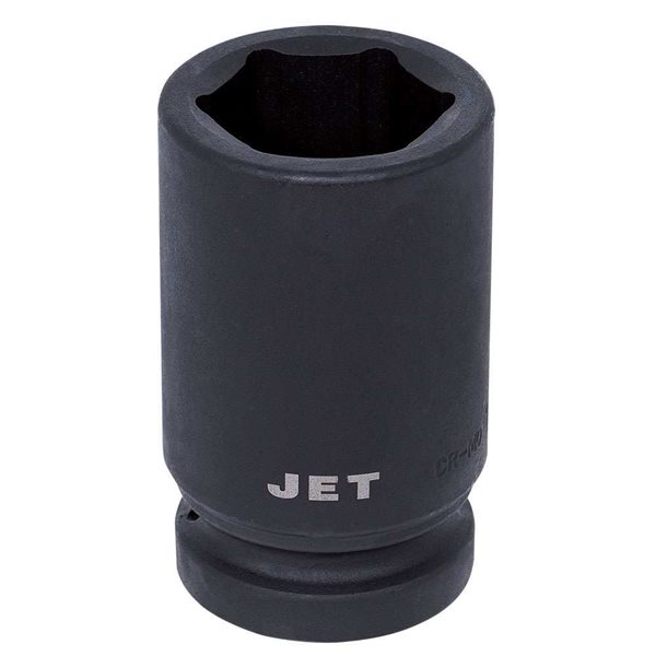 JET 1-in Drive x 1-11/16-in Deep SAE Impact Socket - 6 Points