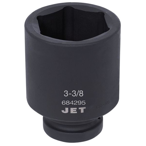 JET 1-in Drive x 3-3/8-in Deep SAE Impact Socket - 6 Points