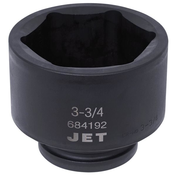 JET 1-in Drive x 3-3/4-in Regular SAE Impact Socket - 6 Points