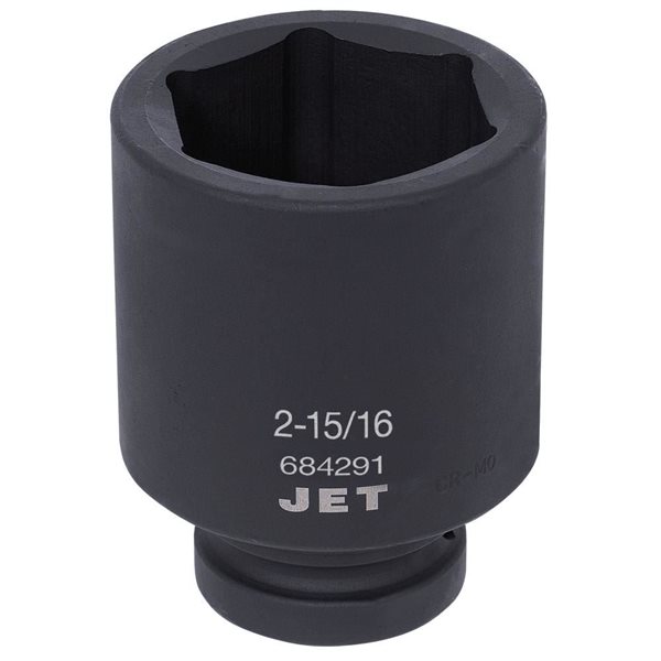 JET 1-in Drive x 2-15/16-in Deep SAE Impact Socket - 6 Points
