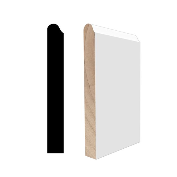 RESO RMM 1021 10-Piece 11/16 x 5 1/4 x 96-in Primed Finger-Jointed Pine Window Sill - 80 lin.ft.