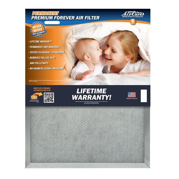 Air-Care 20 x 30 x 1-in Premium Permanent Washable Air Filter