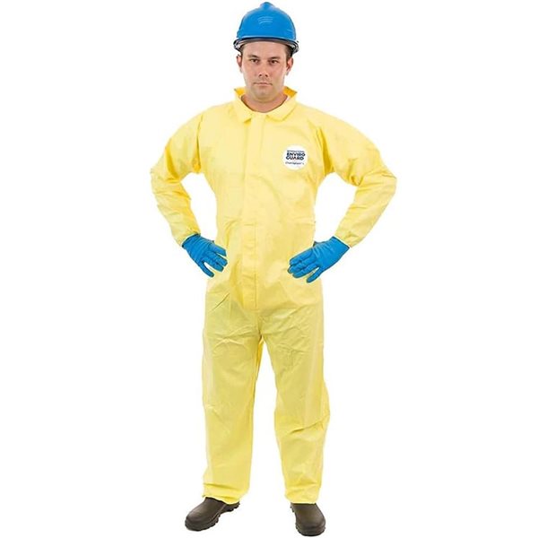 ChemSplash 12-Pack 3XL Yellow Adult Unisex Multipurpose Long Sleeve Coveralls