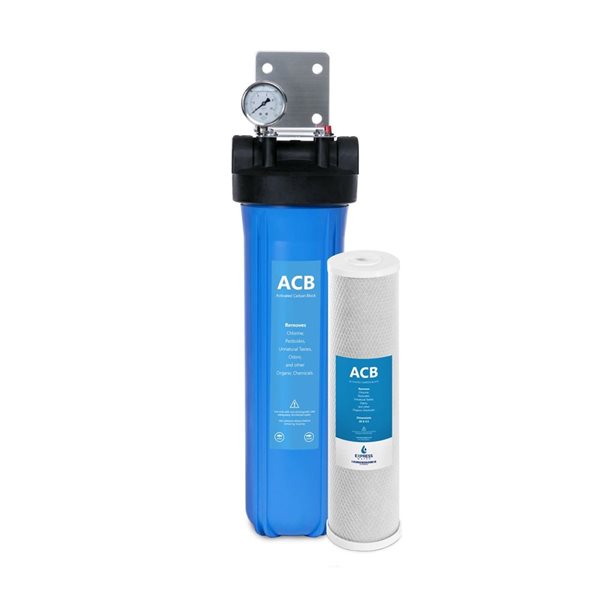 Express Water 1-Stage Carbon Filter Whole House Water Filtration System