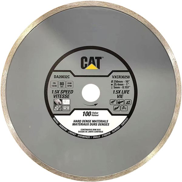 CAT 100 1-Pack 5-in 1-Tooth Segmented Diamond Concrete Saw Blade