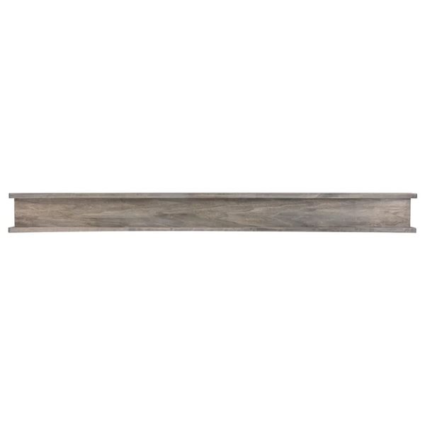 Dogberry Cottage Fireplace Mantel 48 x 6 x5.5-in - Grey Ash