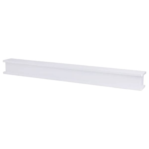 Dogberry Cottage Fireplace Mantel 60 x 6 x 5.5-in - White