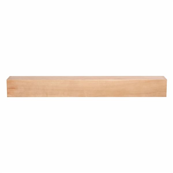 Dogberry Collections Farmhouse Wood Fireplace Mantel 72 x 9 x 5.5-in - Natural