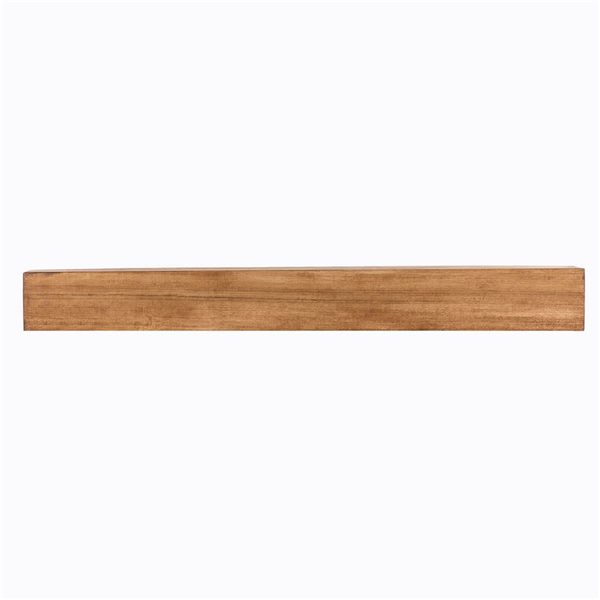 Dogberry Collections Farmhouse Wood Fireplace Mantel 36 x 9 x 5.5-in - Aged Oak