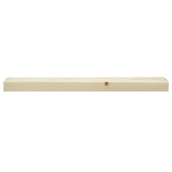 Dogberry Collections 24 W x 7 D x 3-in H Unfinished Oak Smooth Floating Traditional Timber Shelf