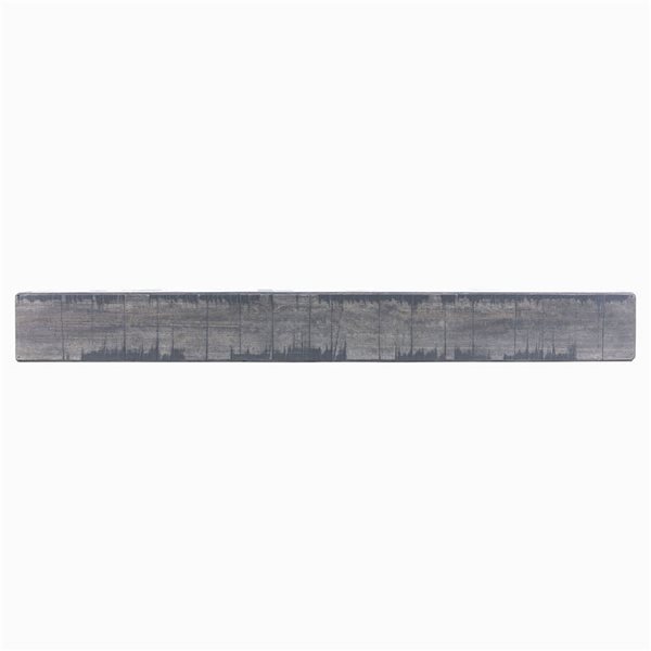 Dogberry Collections 36 W x 6.25 D x 5.5-in H Grey Ash Wood Rustic Mantel Shelf