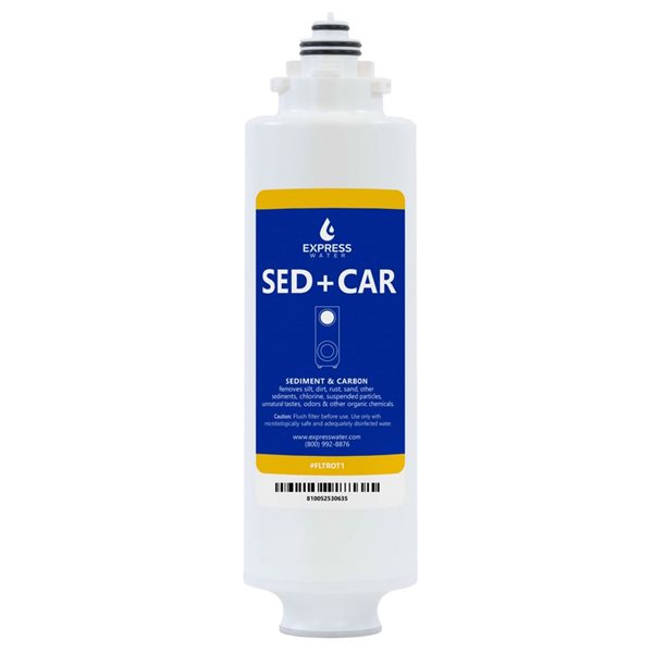 Express Water 1st Stage Pre-Filter Sediment and Carbon Replacement Filter - Model 6 ROT600MBN, ROT600ALKMBN