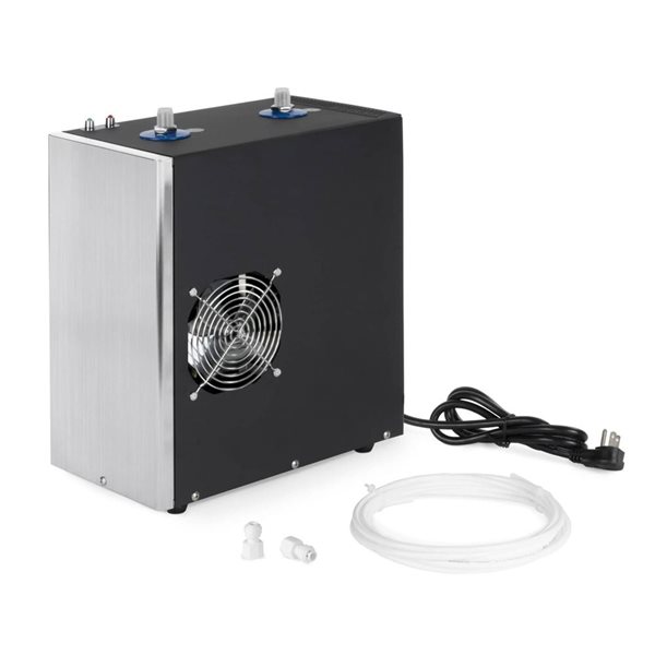 Express Water Residential Universal Water Chiller for Reverse Osmosis Systems w/ ¼-in Quick Connect Setup - Black