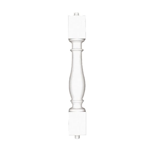 FOAMCORE 17.7 x 4.4 x 4.4-in Baluster - White