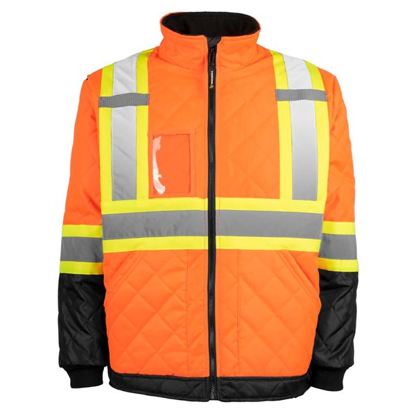 Terra XX-Large Orange Polyester Freezer Jacket