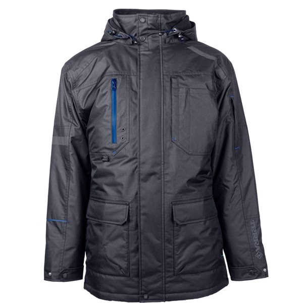 Terra X-Large Black Polyester Bolt Jacket