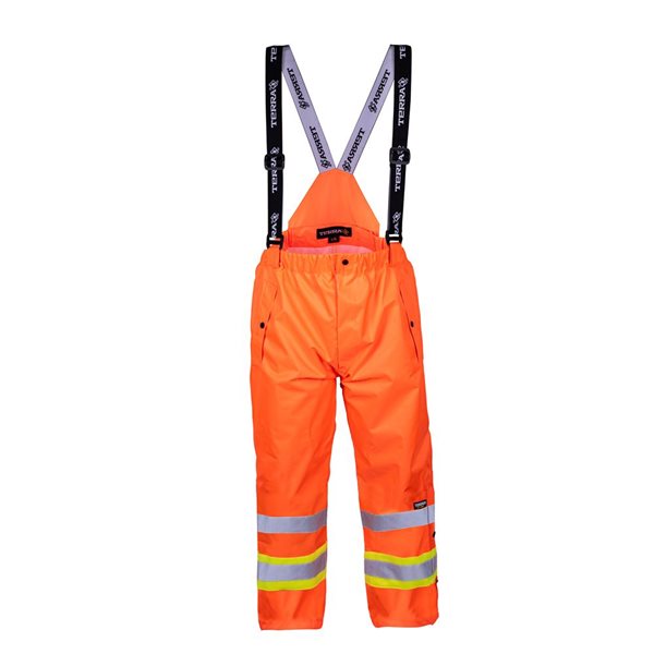 Terra Large Men's Orange Rain Bib