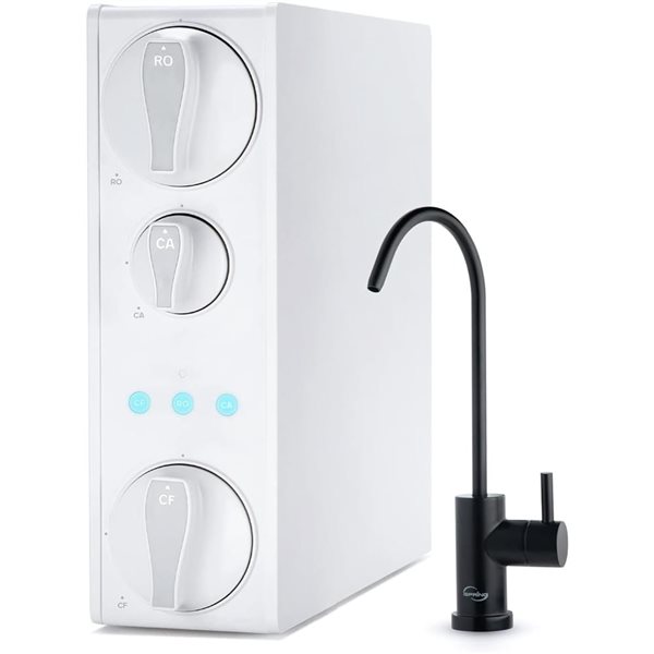 iSpring RO500 Series Tankless 500-GPD Faucet Under Sink RO System for Alkaline Remineralization NSF 58