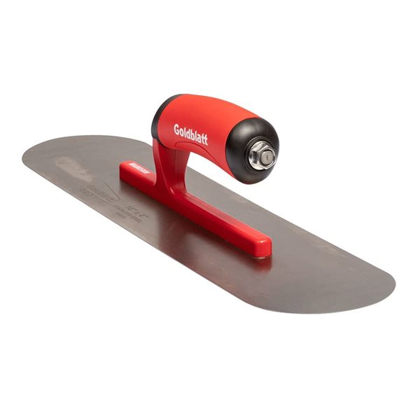 Goldblatt 16 x 4-in Pro Stainless Steel Pool Trowel with Soft Grip Handle