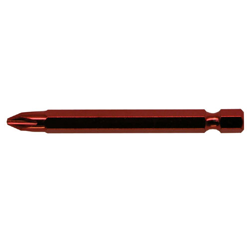 EAB Colour-Coded Industrial Screwdriver Bit - Square #2 - 1-in - Alloy Steel