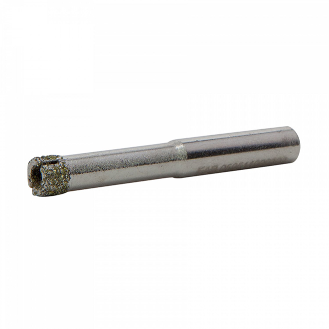 EAB Diamond-Tipped Hole Saw - 1/4-in Dia - Recyclable Metal - For Use with Water