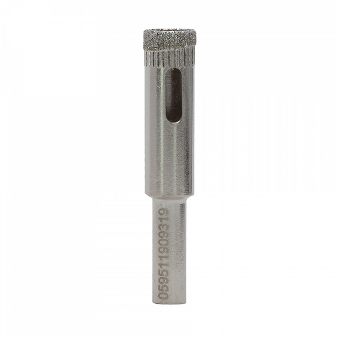 EAB Diamond-Tipped Hole Saw - 3/8-in Dia - With Drilling Template - Recyclable Metal