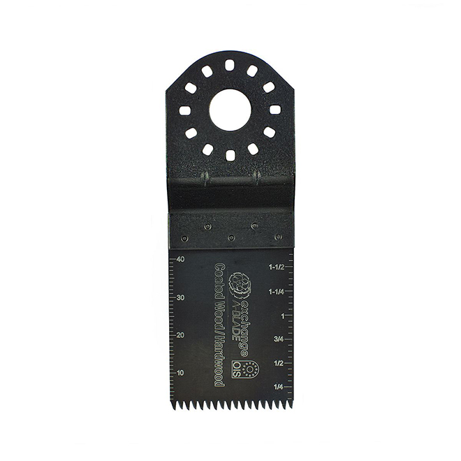 EAB Industrial 1 1/4-in Flush Cut Blade for Oscillating Tool - 1 1/2-in Cutting Depth - Heavy-Duty - Bi-Metal