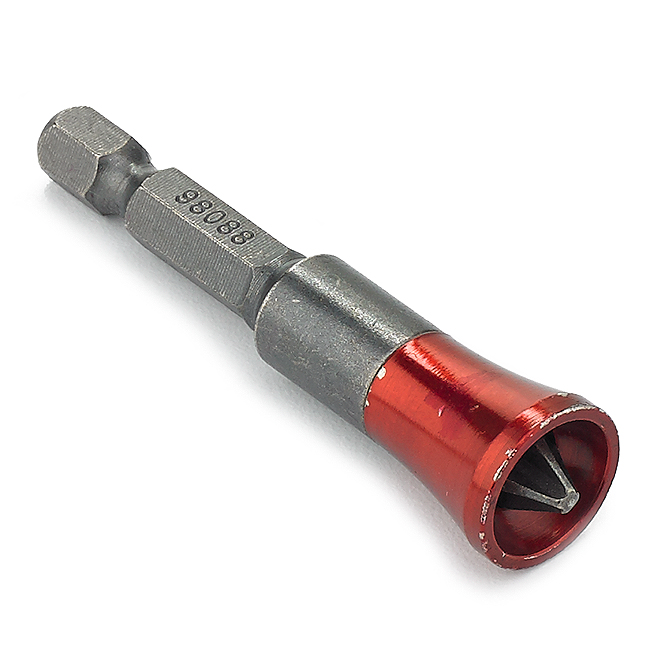 EAB Guide Collar Driver Screwdriver Bit - Phillips #2 - 2-in x 1/4-in - Alloy Steel