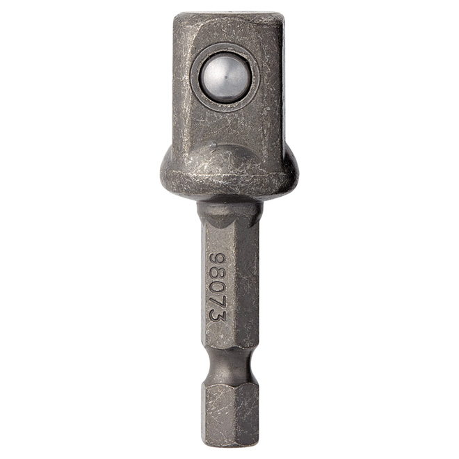 EAB Stay Sharp Industrial Impact Socket Adapter Screwdriver Drill Bit - 2-in L x 1/2-in dia - 1/4-in Hex Shank