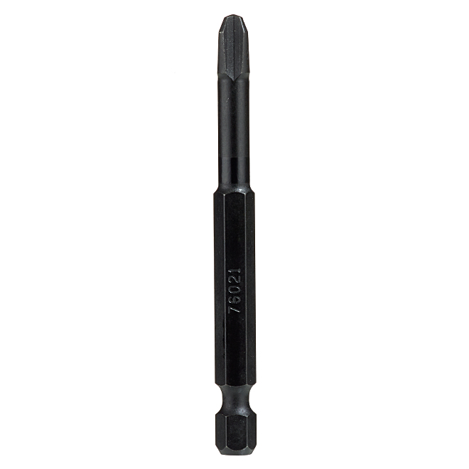EAB Industrial Torsion Impact Phillips Screwdriver Bit - Recyclable S2 Spring Steel - 1/4-in Hex Shank - #3 3-in