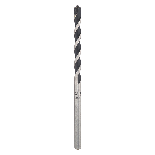 EAB Masonry Drill Bit - 5/16-in x 6-in - Carbide Tip - 3 1/4-in Cutting Depth