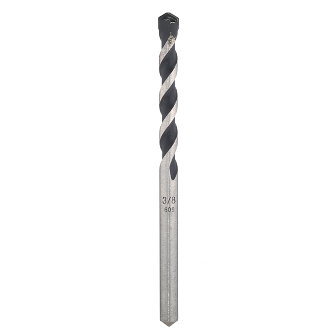 EAB Masonry Drill Bit - 3/8-in x 6-in - Carbide Tip - 3 1/4-in Cutting Depth