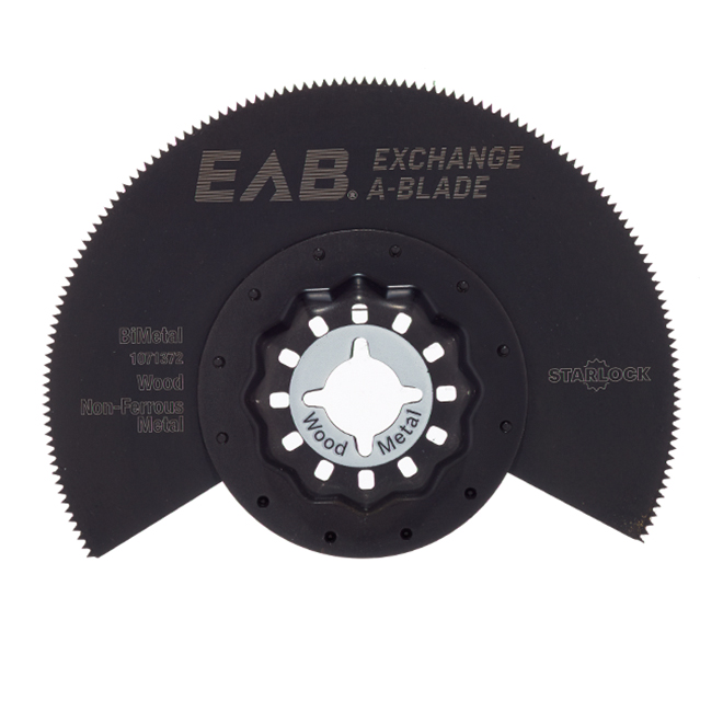 EAB Starlock Oscillating Blade - Bi-Metal - 1 Per Pack - 3 1/2-in W