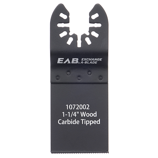 EAB Professional Oscillating Tool Flush Cut Blade - 1 1/4-in W - 1 1/2-in Cutting Depth - Carbide-Tipped