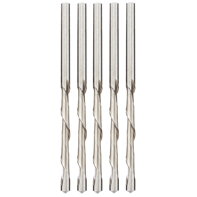 Drywall Spiral Cutter Bit With Guide Tip - Professional - recyclable - 5 Pack