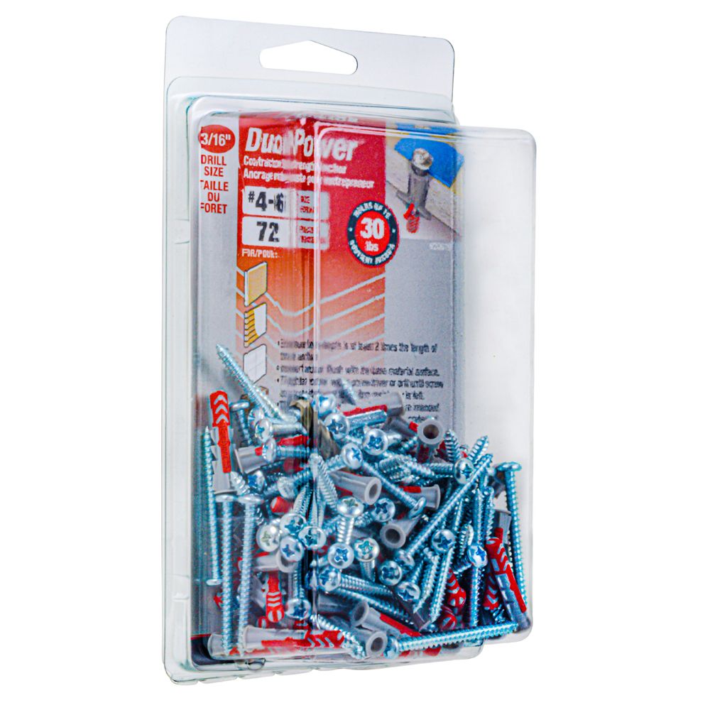 #4-6 DuoPower(TM) Contractor Strength Anchor - 72/Pack
