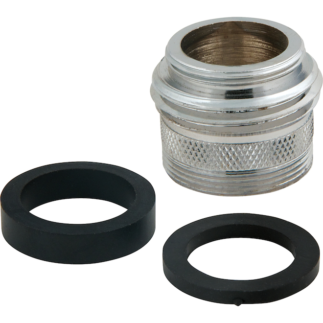 Master Plumber Chrome-Finished Brass Diswasher Aerator Adapter