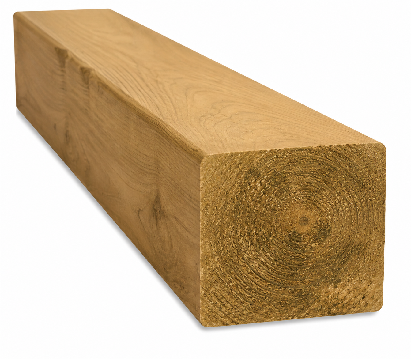 6-in x 6-in x 8-ft Brown Pressure Treated Wood