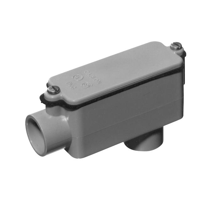 Conduit Body - Rigid PVC - Type LB - 1 1/2"